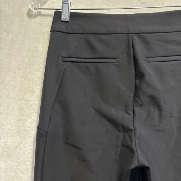 ATHLETA Stellar Straight Crop Pants Stretch Women's Size 2 Black Casual Career - Picture 7 of 13